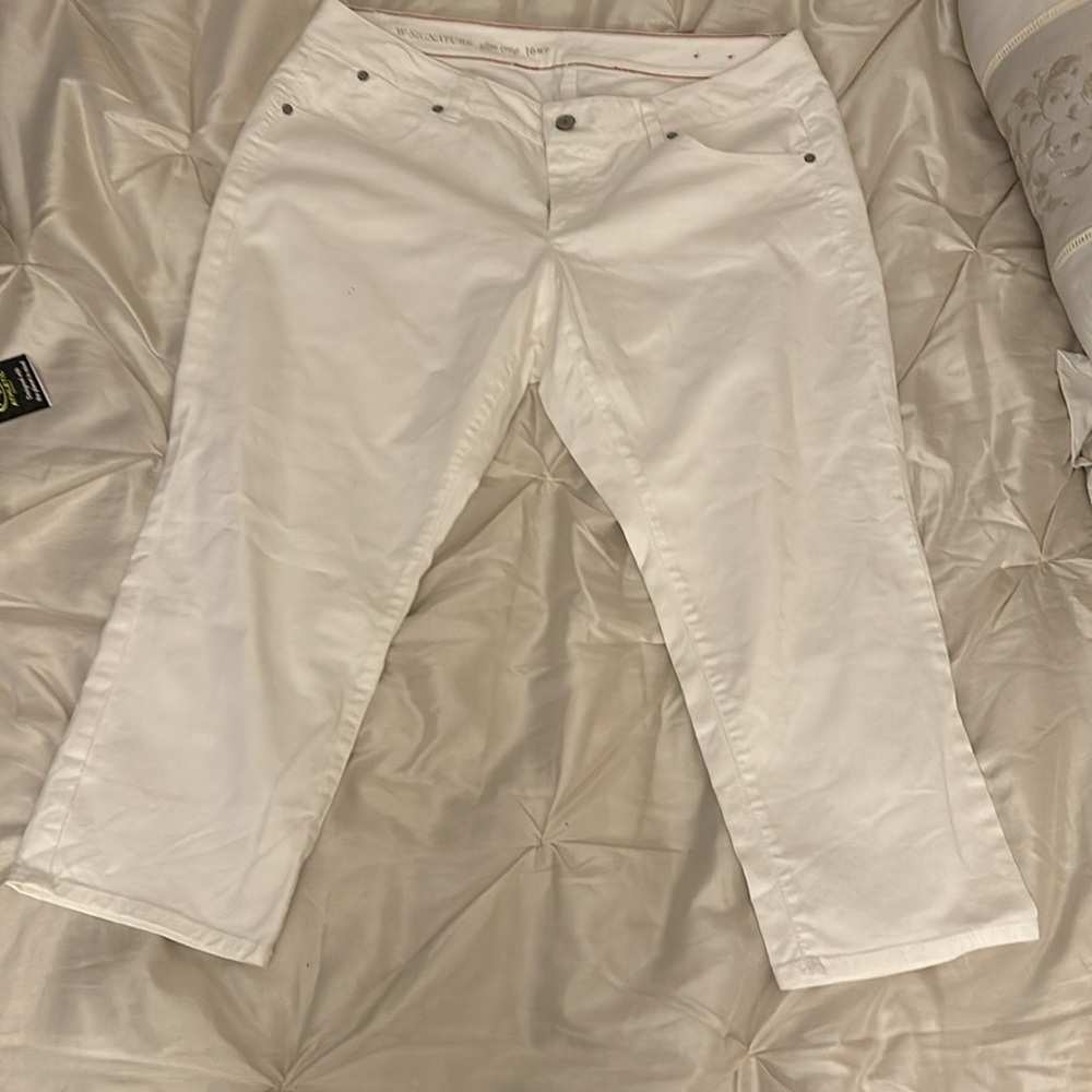 NWOT TALBOTS CROPPED JEAN 16WP